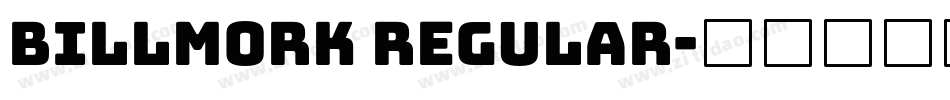 Billmork Regular字体转换
